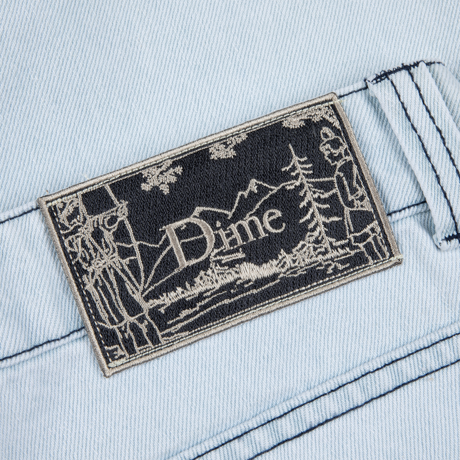Dime Classic Denim Shorts Faded Blue