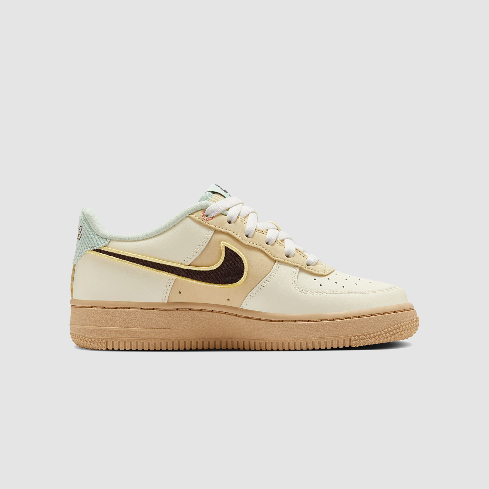 Nike AF1 LV8 (GS) Coconut Milk/Barque Brown