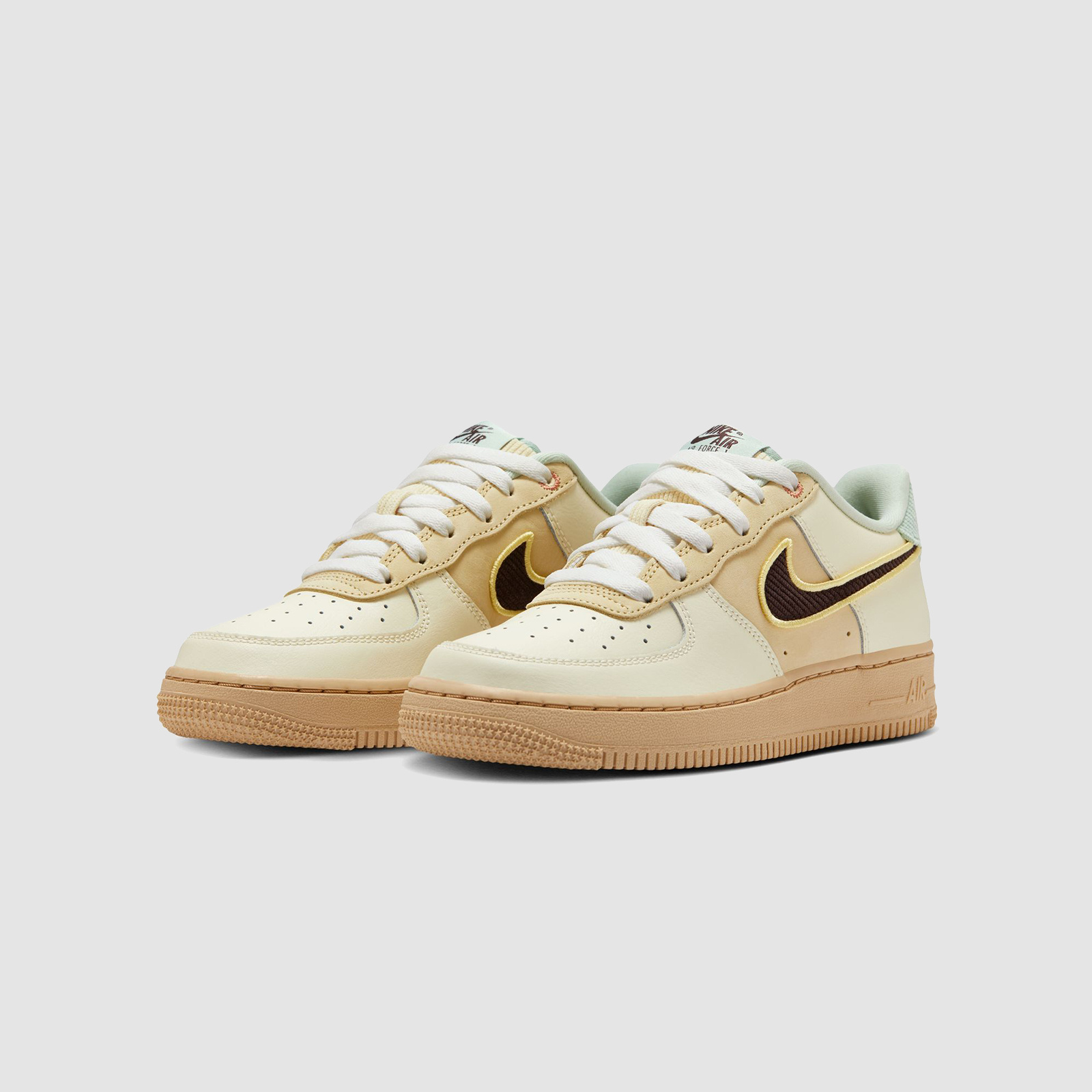 Nike AF1 LV8 (GS) Coconut Milk/Barque Brown