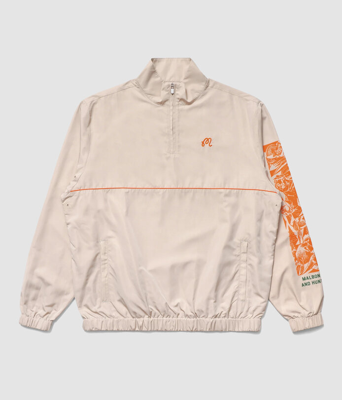 Malbon Hunt Club Windbreaker Sand - RUKUS