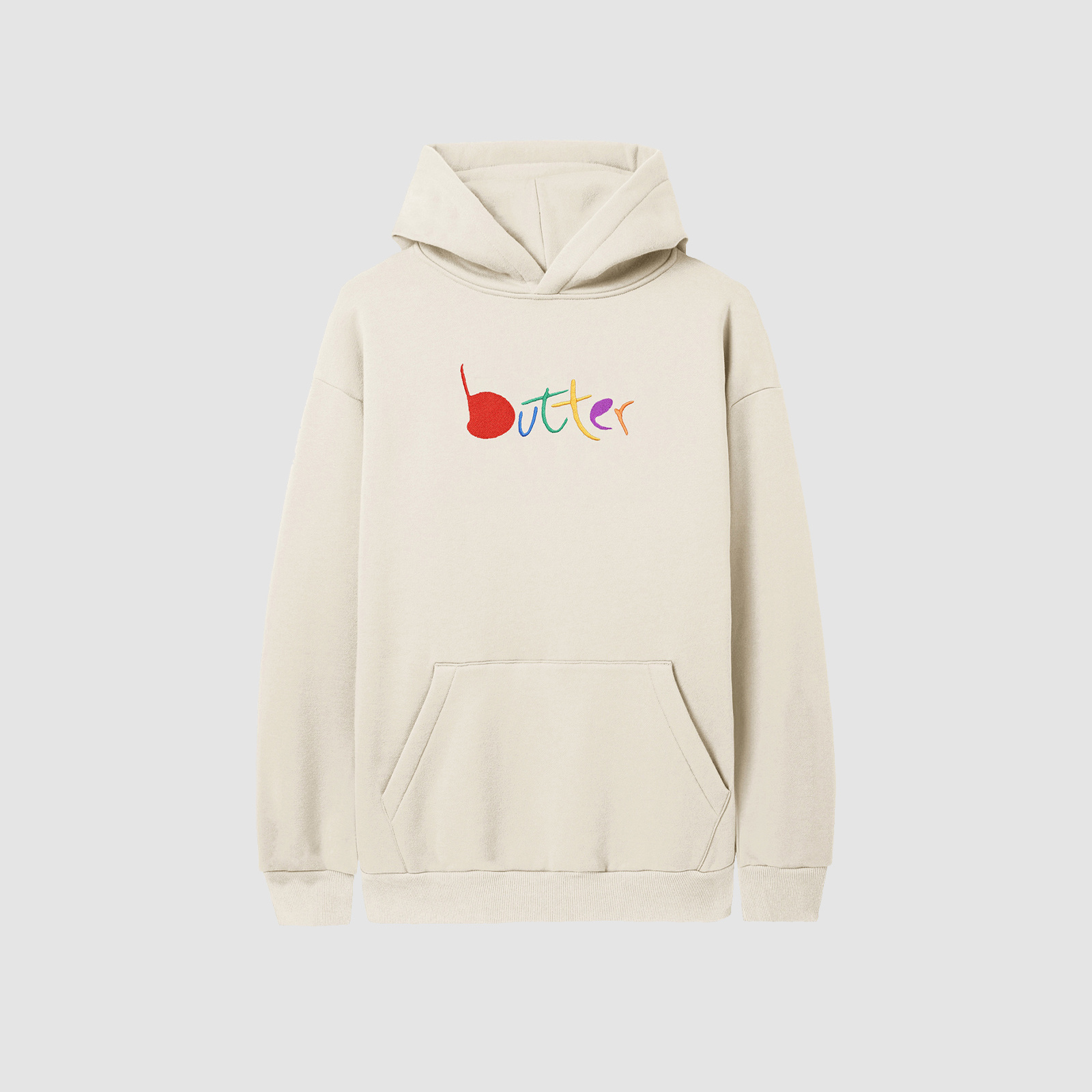 Butter Goods Art Pullover Hood Cream