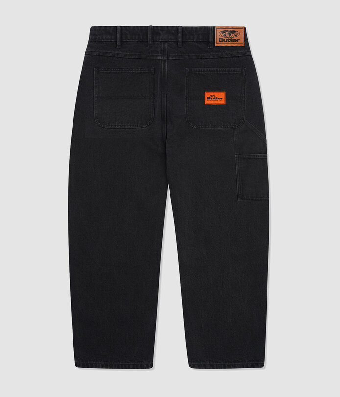 パンツ Butter Goods SANTOSUOSSO Butter Goods Santosuosso Cargo Denim Jeans (Washed Black