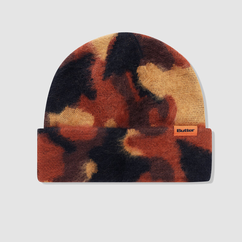 Butter Goods Mohair Camo Cuff Beanie - Fatigue | Flatspot