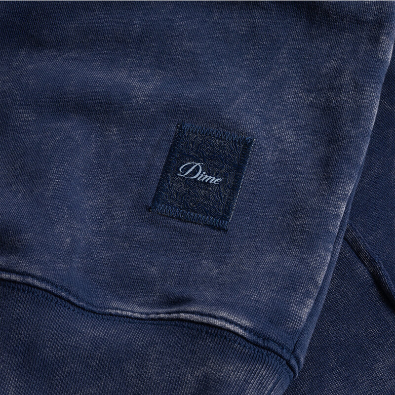 韓国 ファッション通販 Dime Reverse Stitch Crewneck Navy Washed - RUKUS トップス
