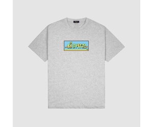 Dime World T-Shirt Heather Grey - RUKUS