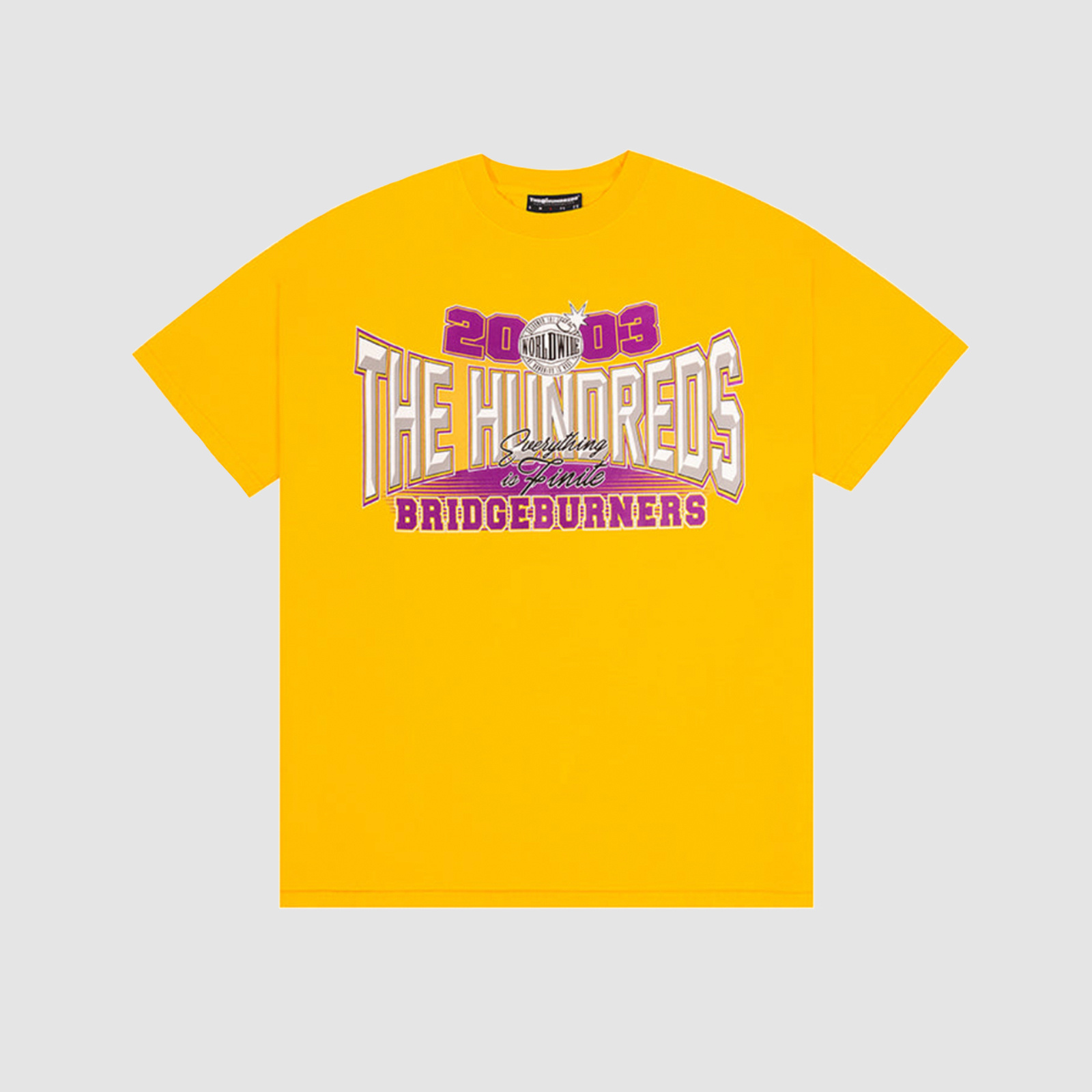 The Hundreds Finite Champs T-Shirt Gold