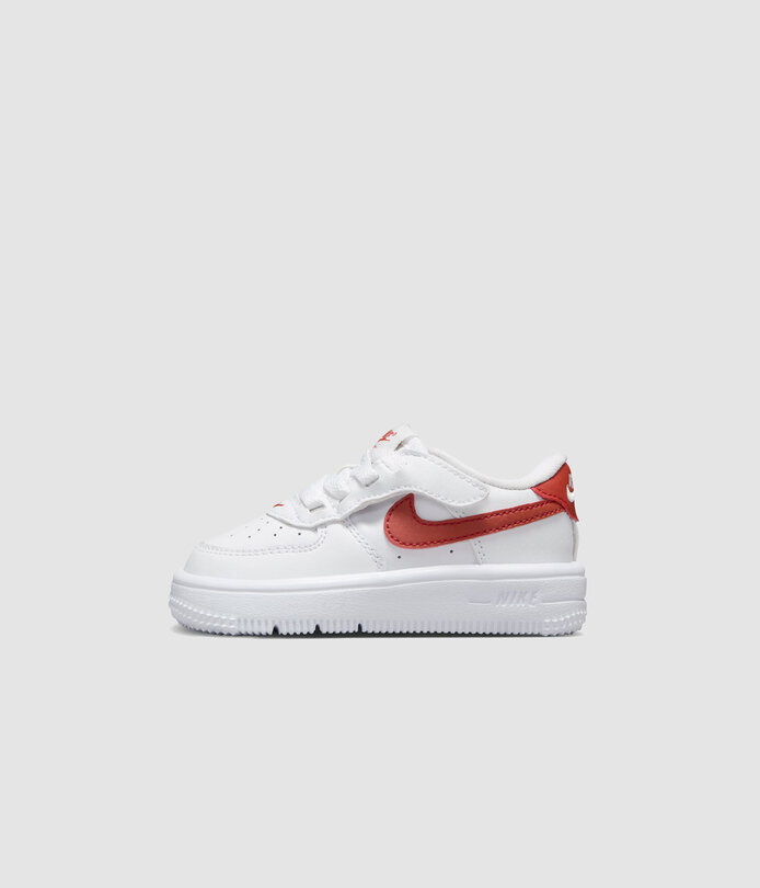 Nike Air Force 1 (TD) Easy On White/Dragon Red - RUKUS