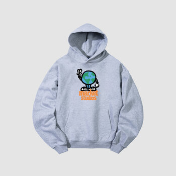 Market World Peace Hoodie Ash Heather