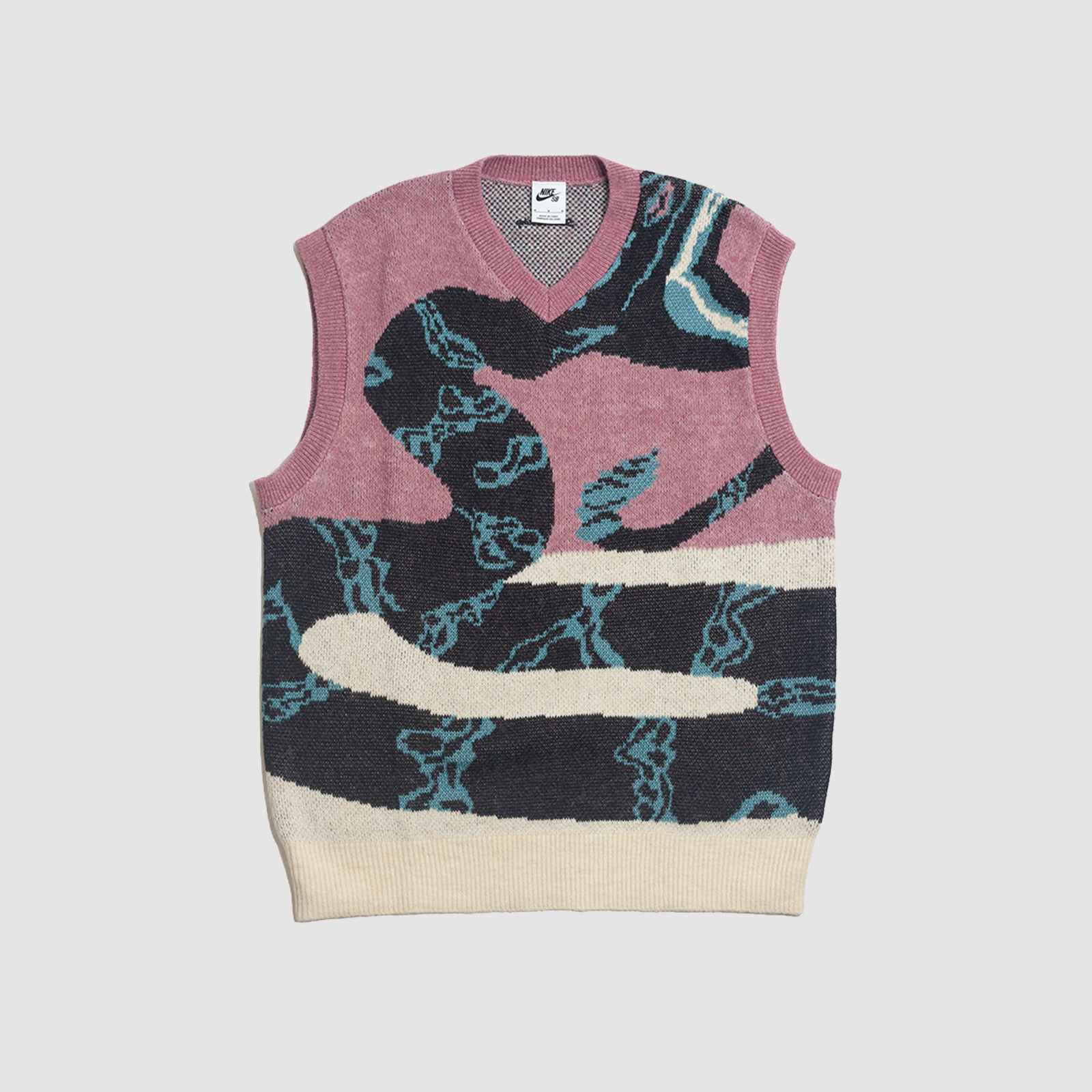 Nike SB Sweater Vest Plum Dust/Light Orewood Brown