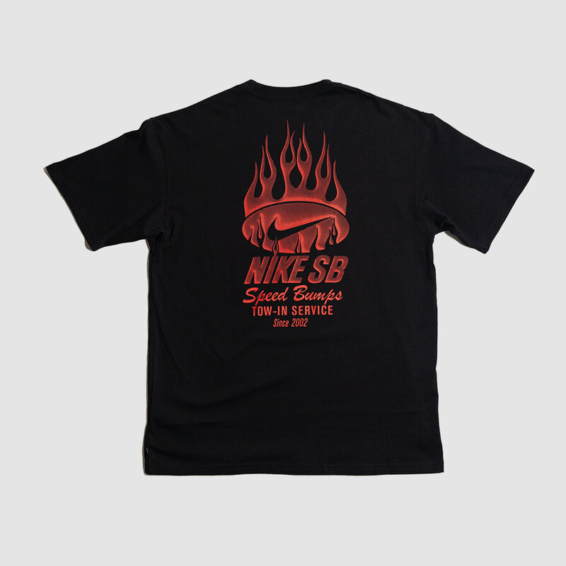 Nike SB Max90 Skate T-Shirt Tow Service Black