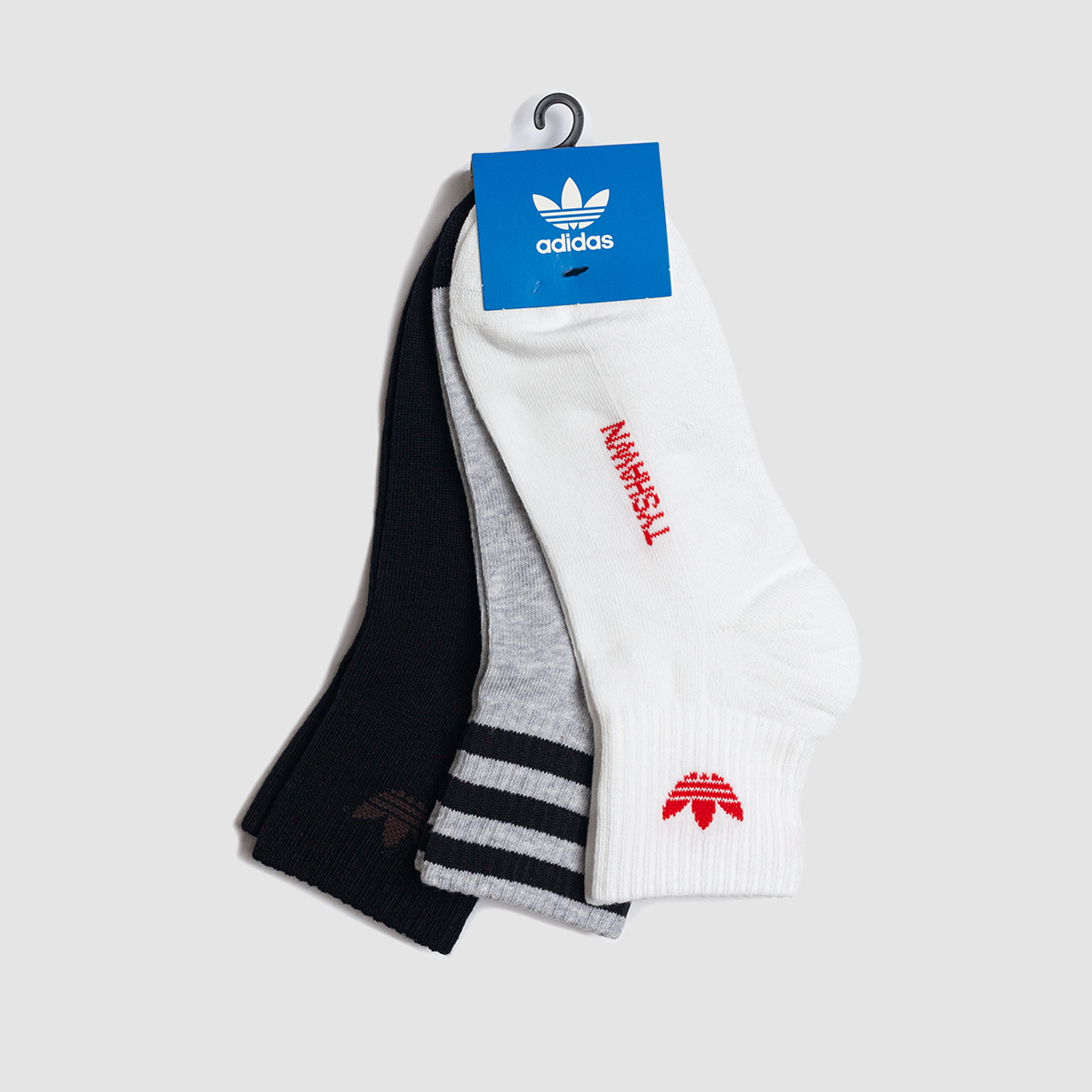 Adidas Skateboarding Tyshawn Socks White/Grey/Black