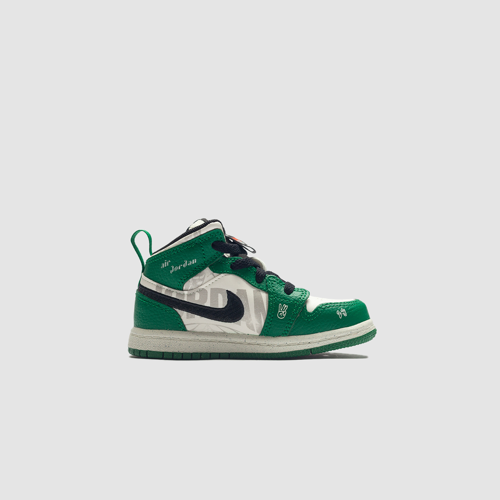 Jordan AJ1 Mid SE (TD) Pine Green/Team Orange
