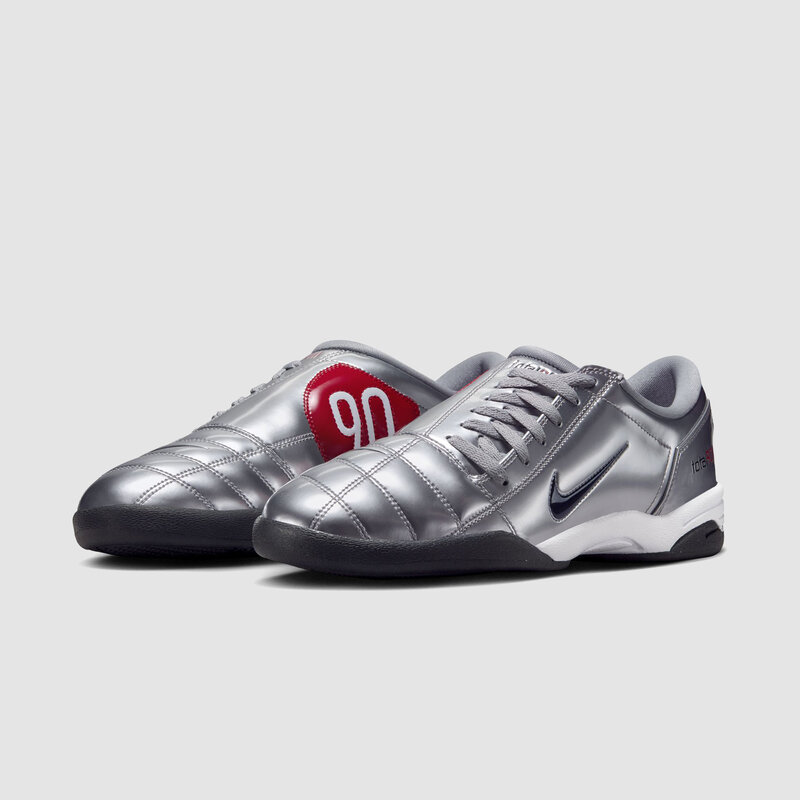 ナイキ T90 SP Nike T90 SP Sneaker in Bordeaux, Metallic Silver & Black