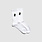Rukus "R" Socks White