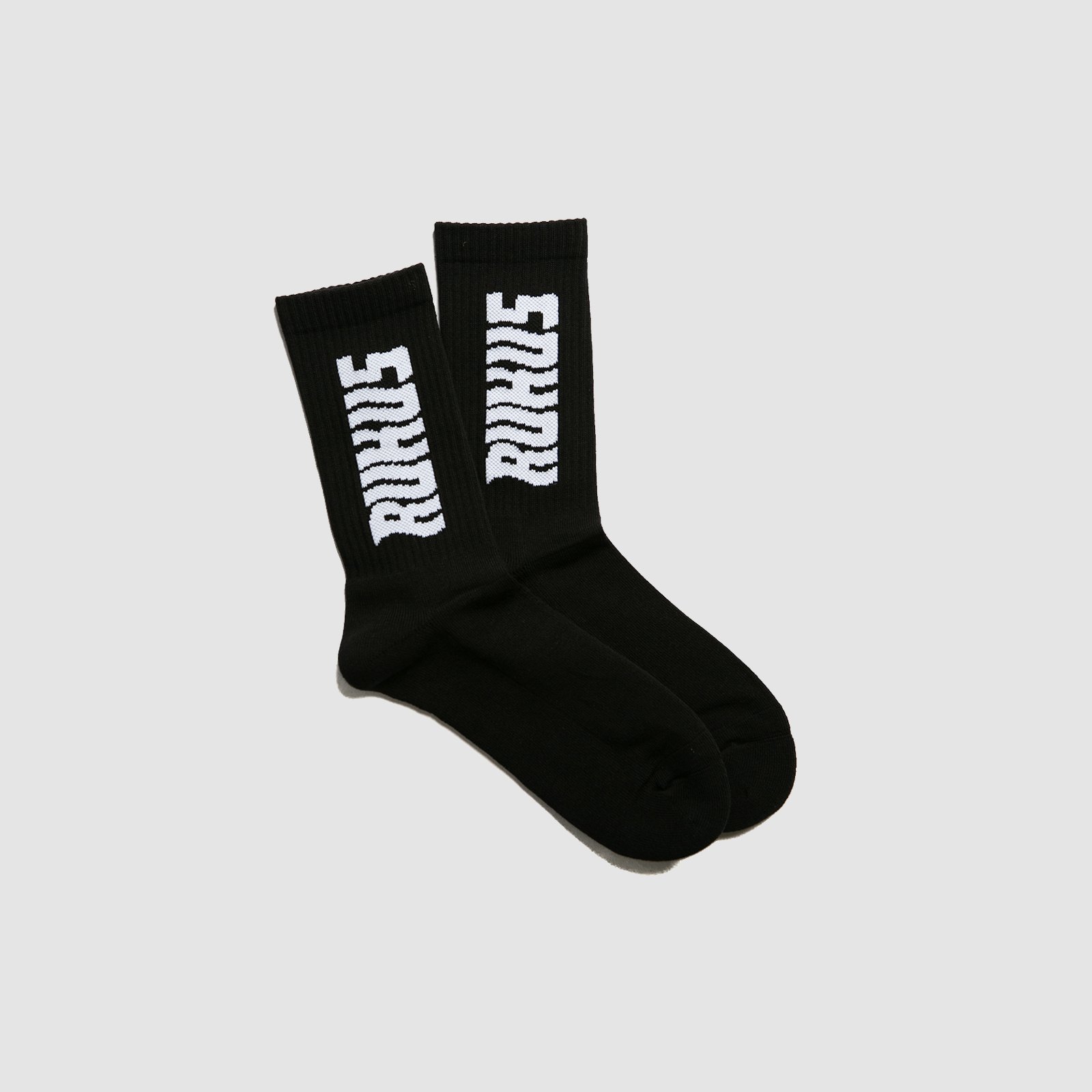 Rukus "Wavy" Socks Black