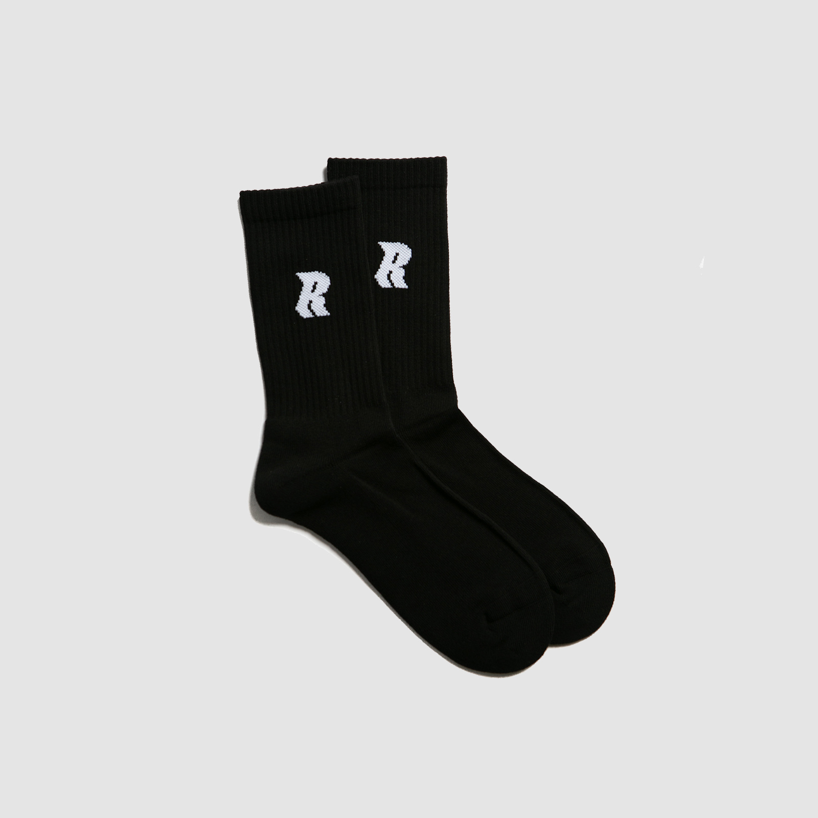 Rukus "R" Sock Black