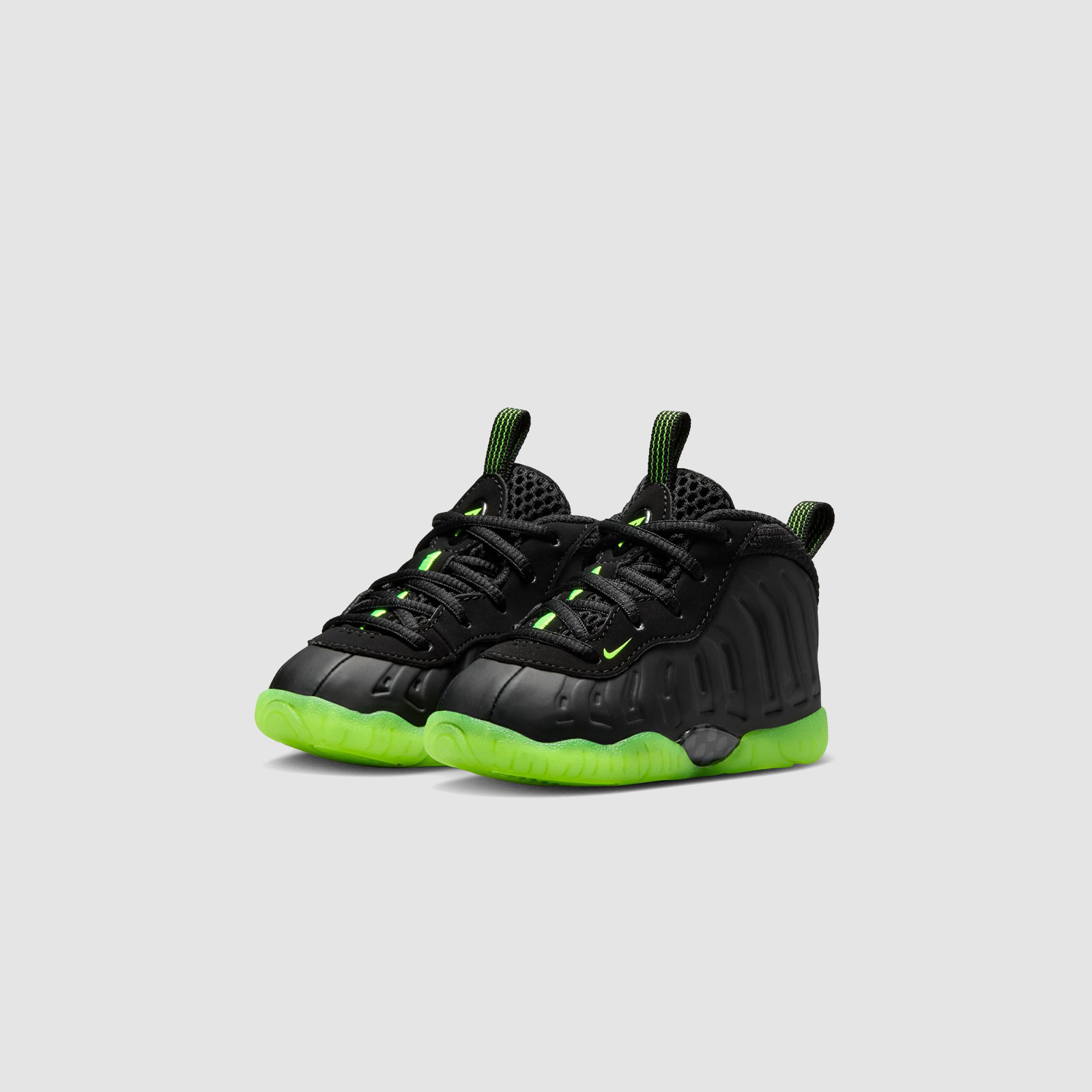 Nike Little Posite One (TD) Black/Volt