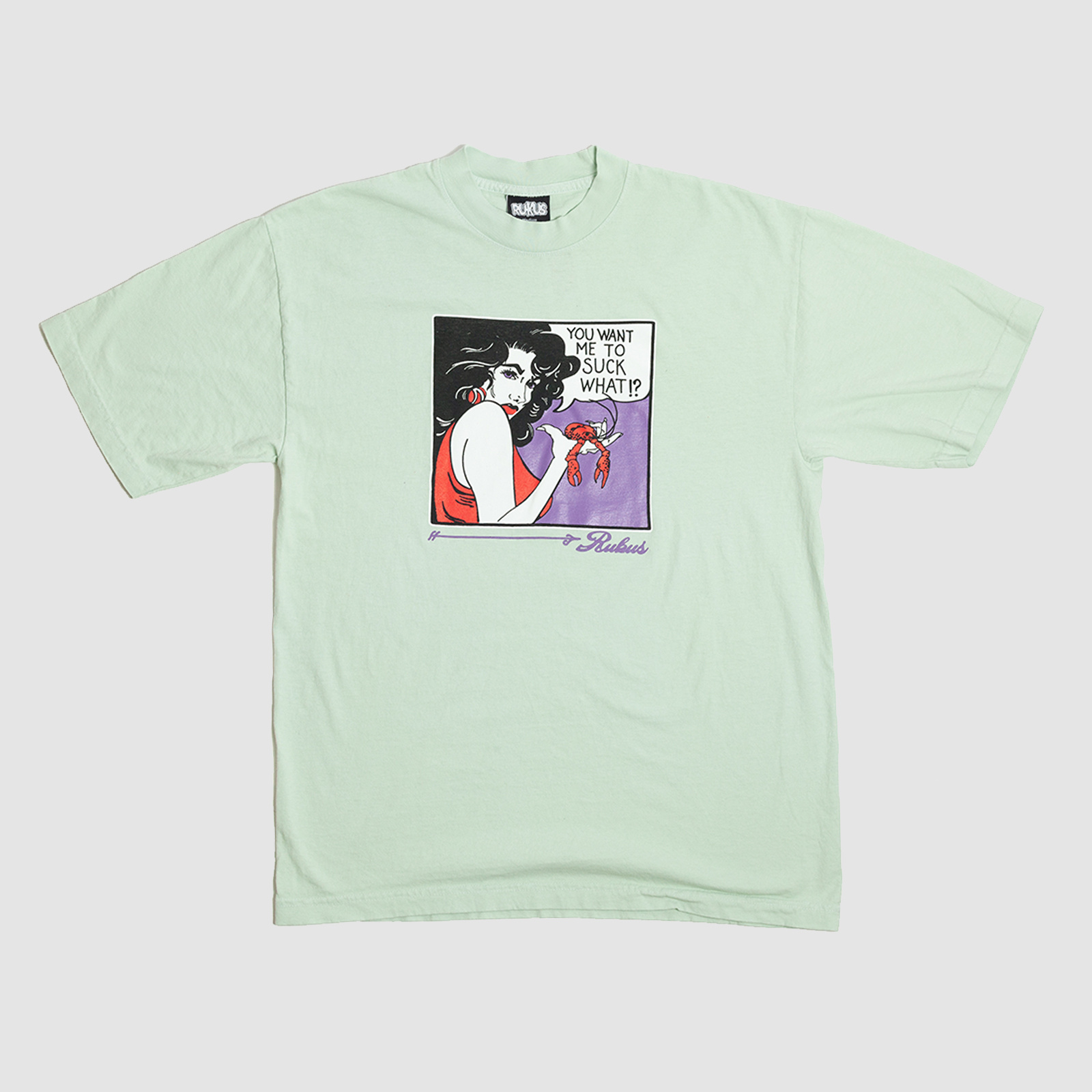 Rukus Crawfish Tee Seafoam