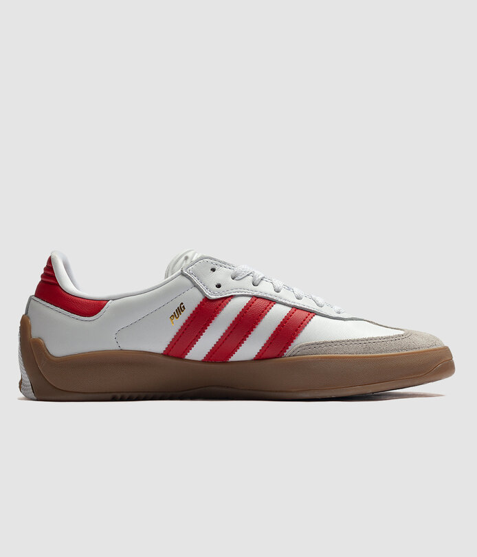 Adidas Puig Samba Cloud White-Scarlet/Gum - RUKUS Adidas Puig Samba Cloud White-Scarlet/Gum - RUKUS