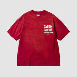 Market Call My Lawyer 3D Tee Candy Red