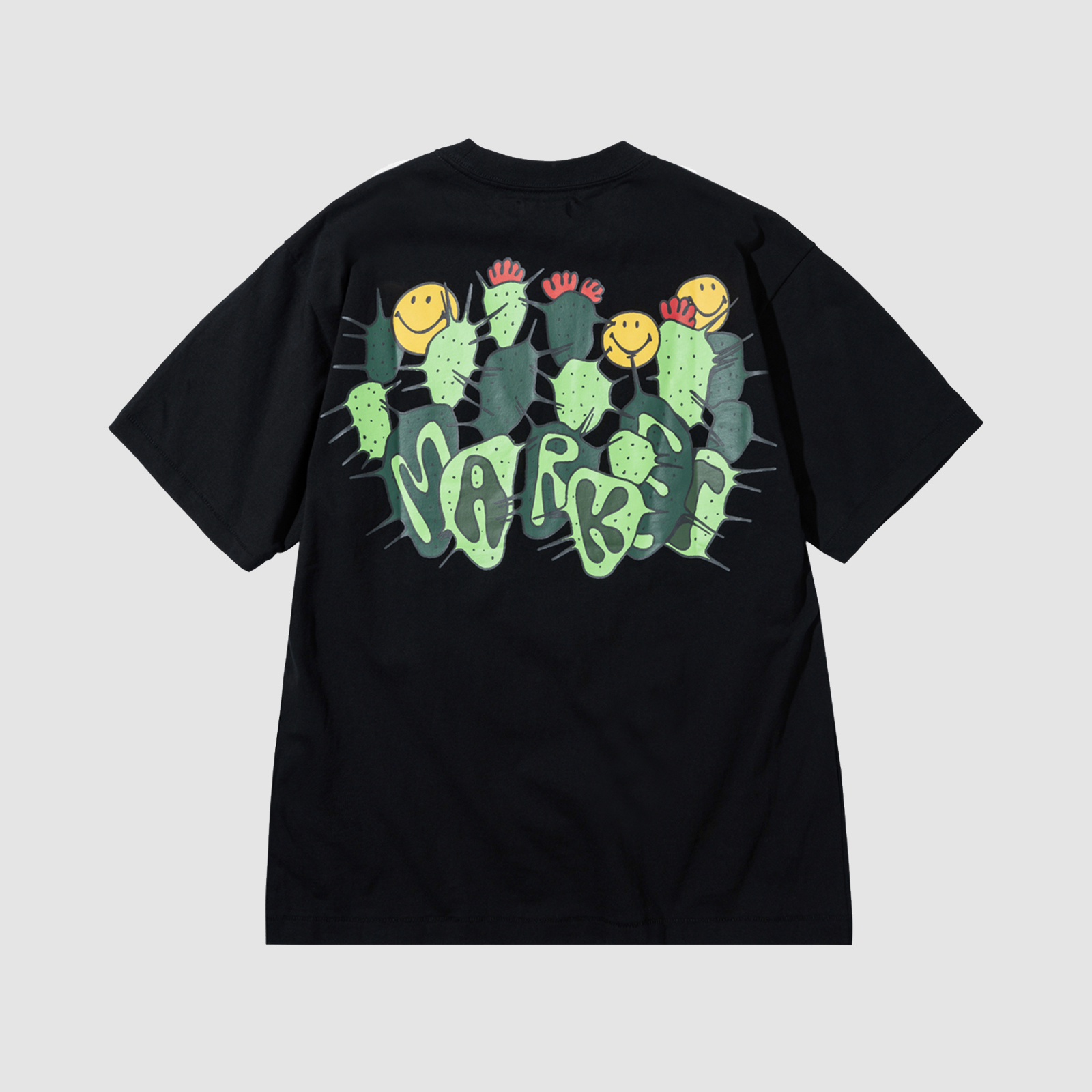 Market Smiley Cactus Tee Black
