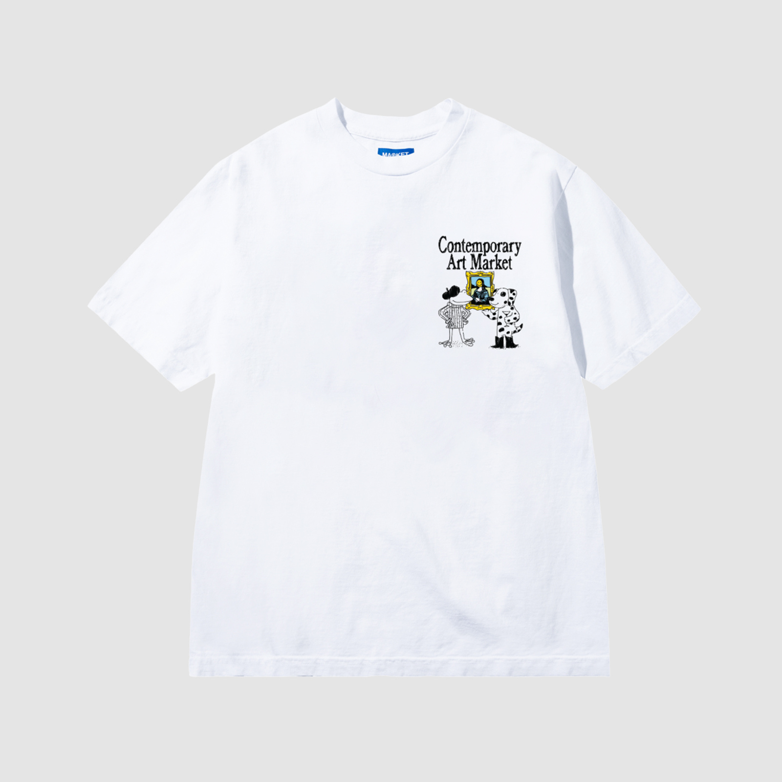 Market Smiley Museum (UV) T-Shirt White