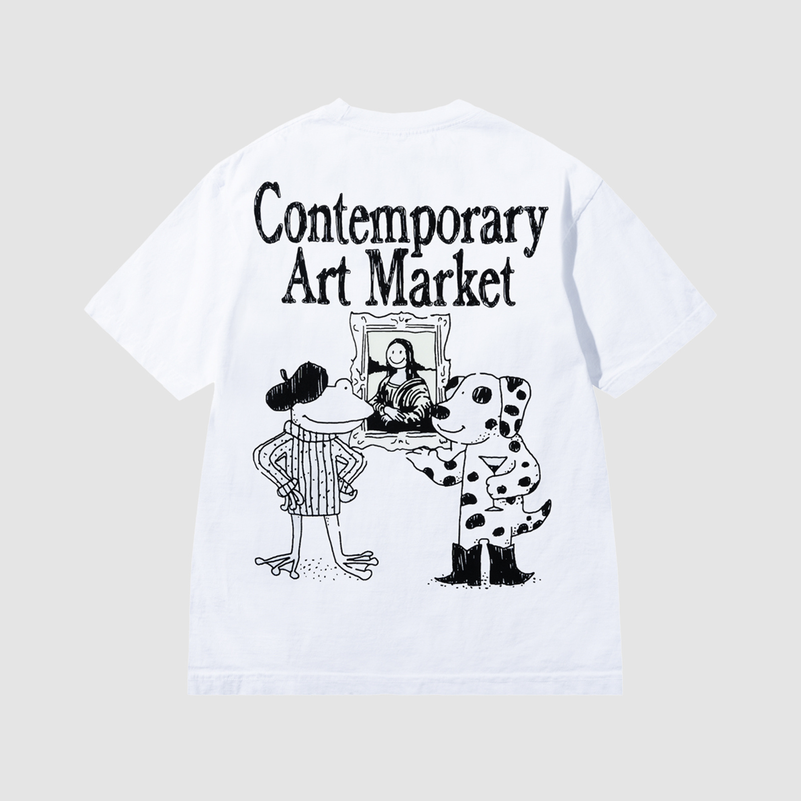 Market Smiley Museum (UV) T-Shirt White