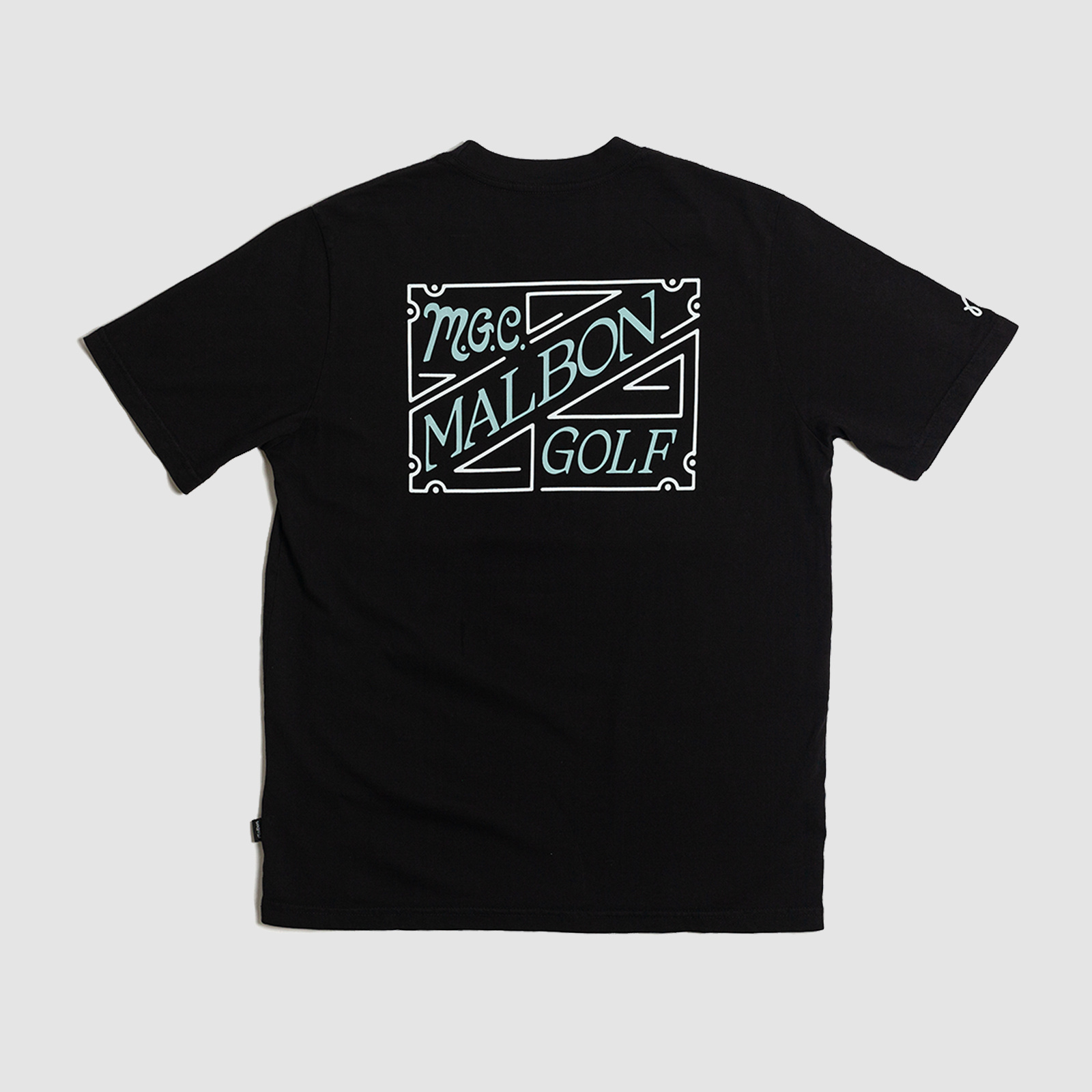 Malbon Golf Villa Tee Black