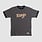 XLarge Retro Script Logo Ringer Tee Charcoal