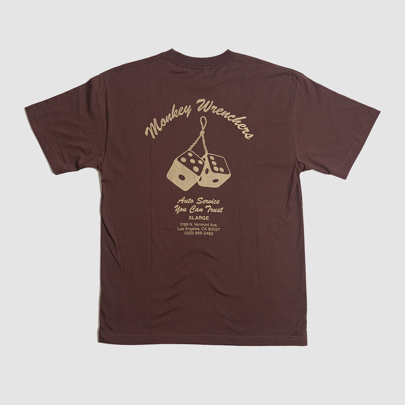 XLarge Monkey Wrenches Tee Brown