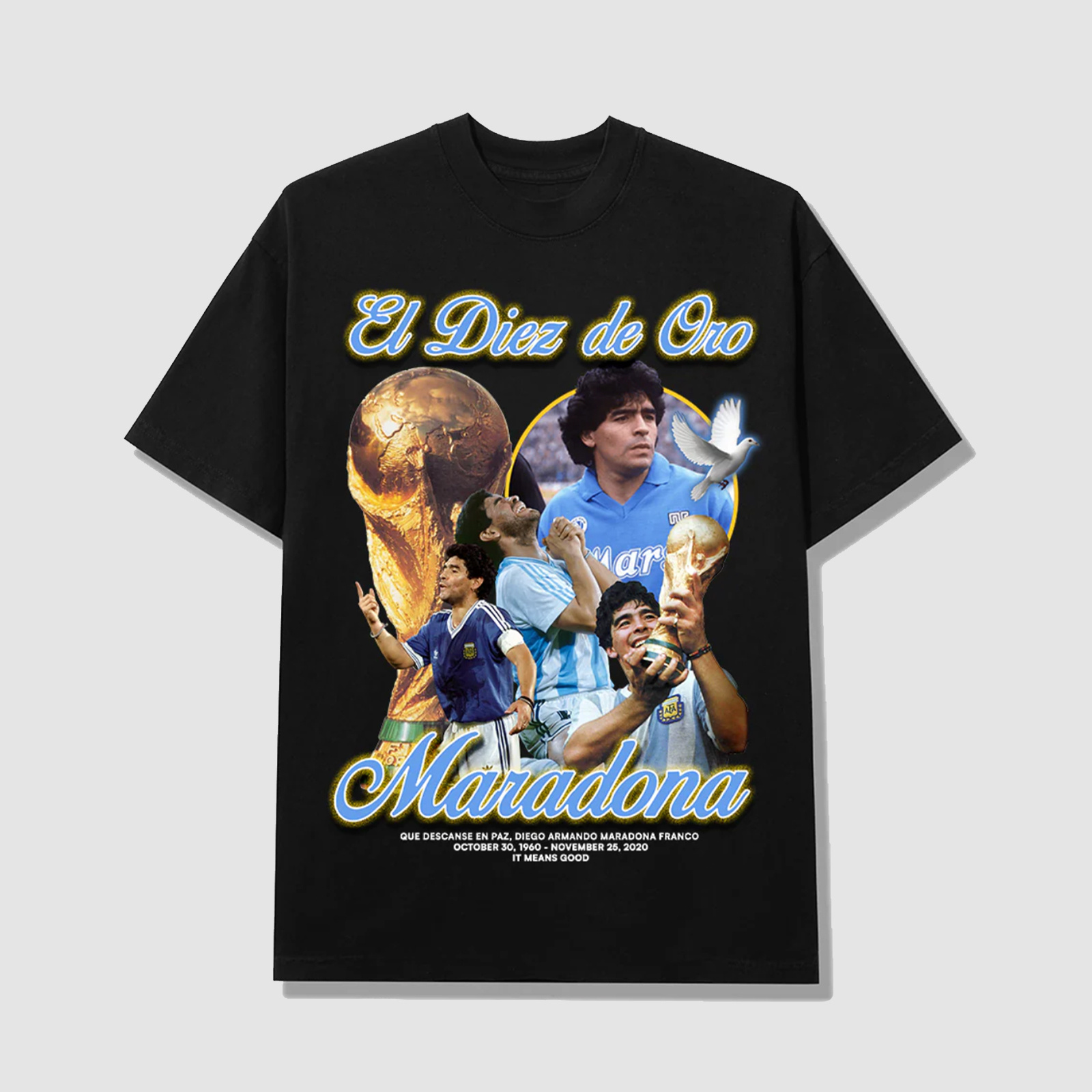 Bueno Maradona Tee Black