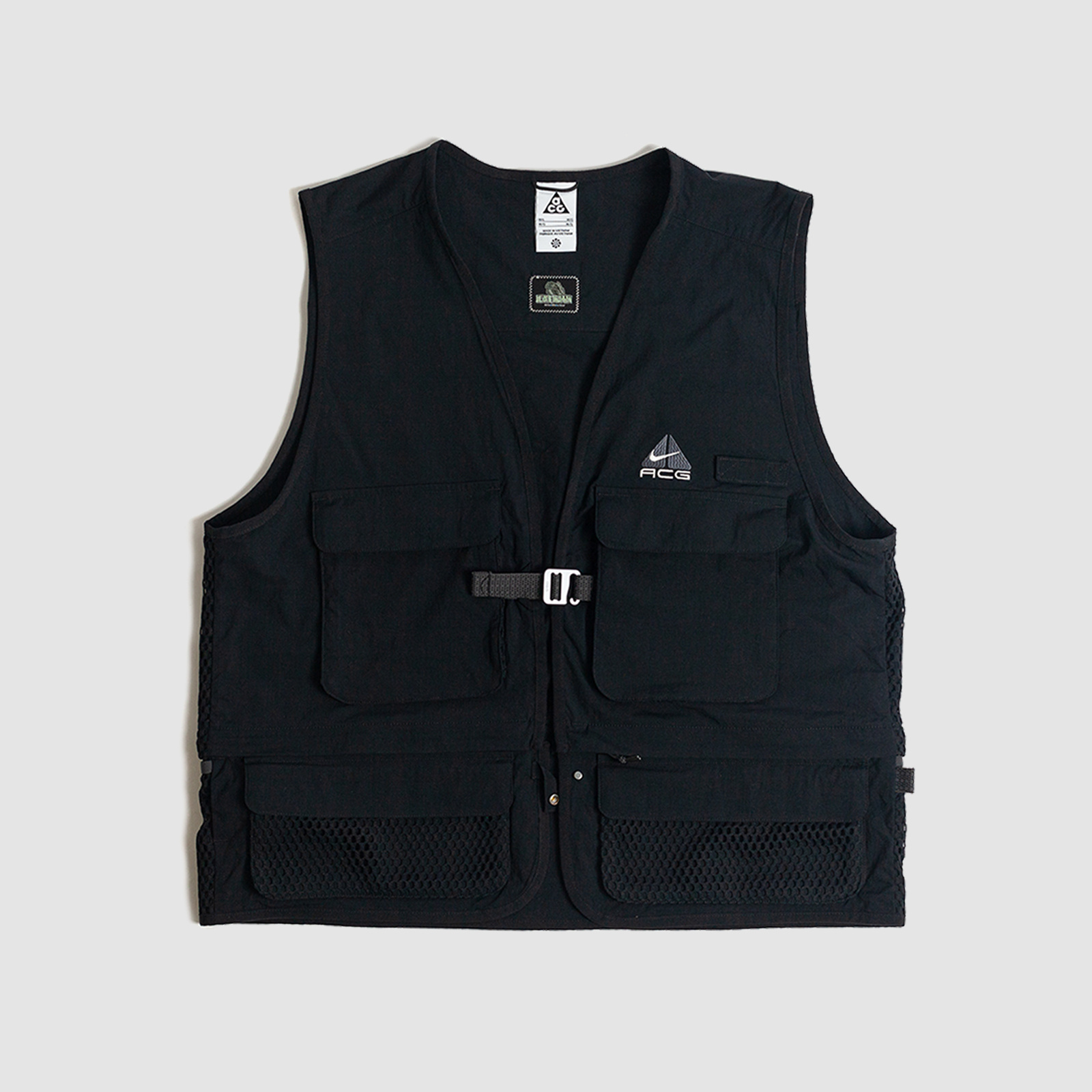 Vintage Nike ACG Vest Therma Fit Fleece Black Men's Medium