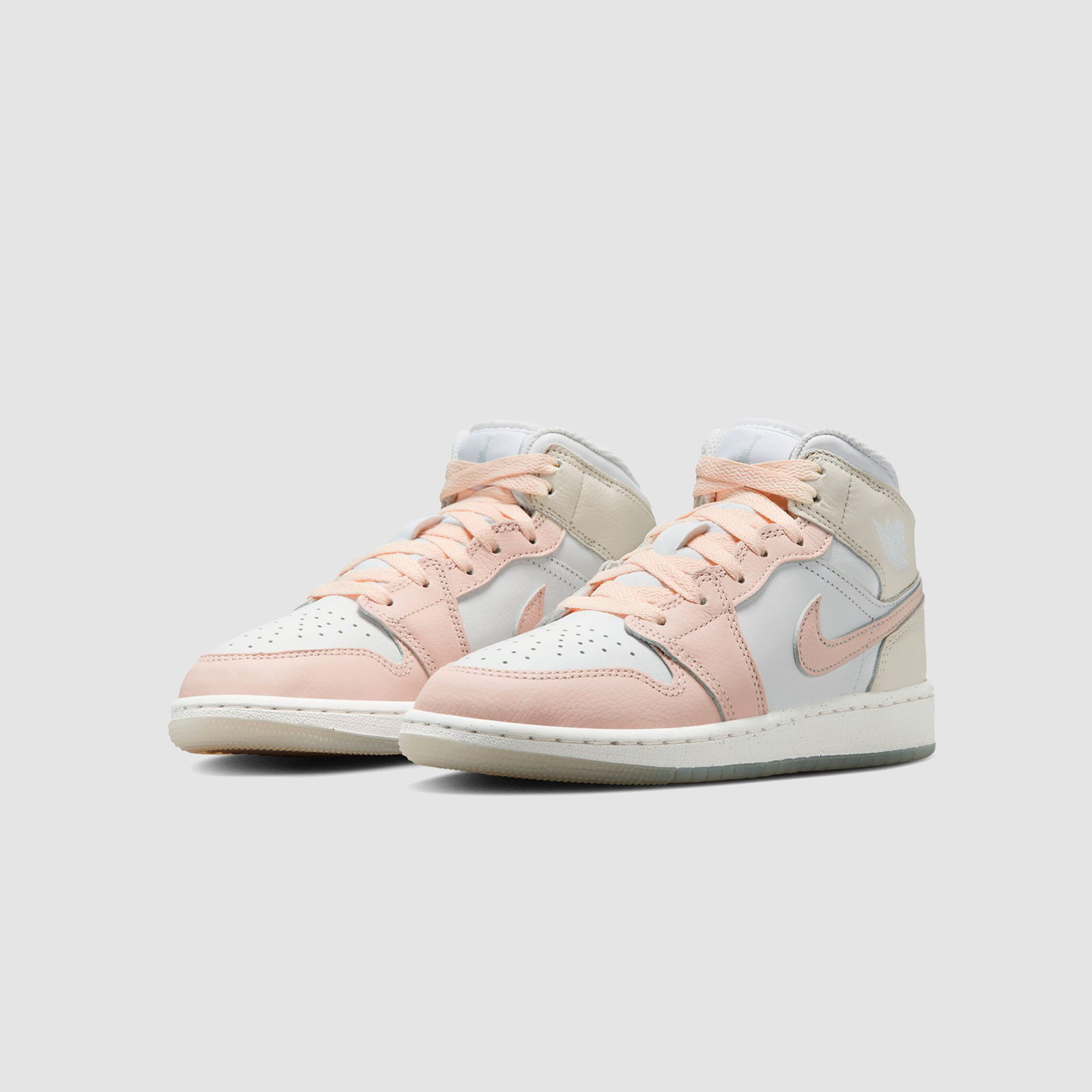 Jordan AJ1 Mid SE (GS) Sail/Guava Ice