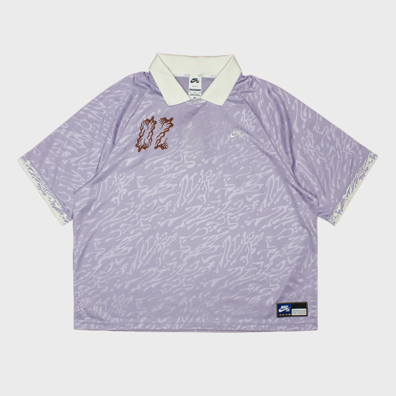 Nike SB Dri-Fit Jacquard Skate Jersey Hydrangeas/Sail/White