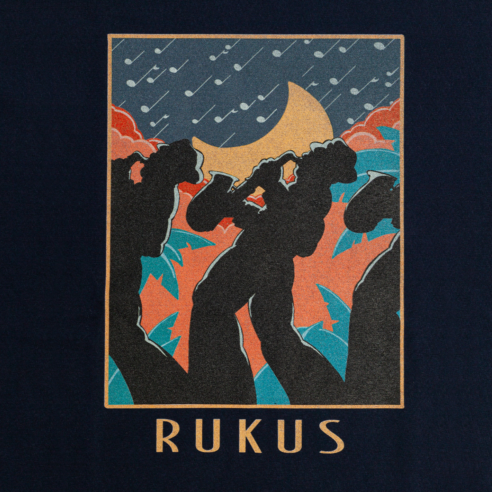 Rukus Heritage Tee Navy