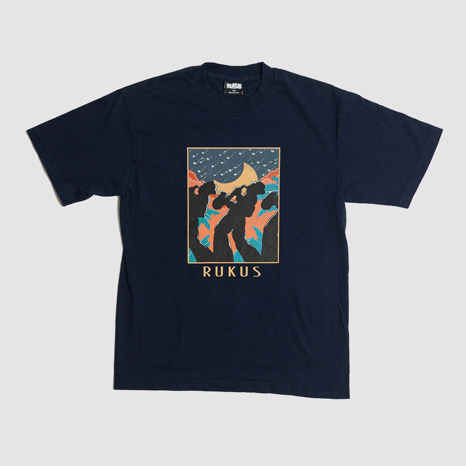 Rukus Heritage Tee Navy