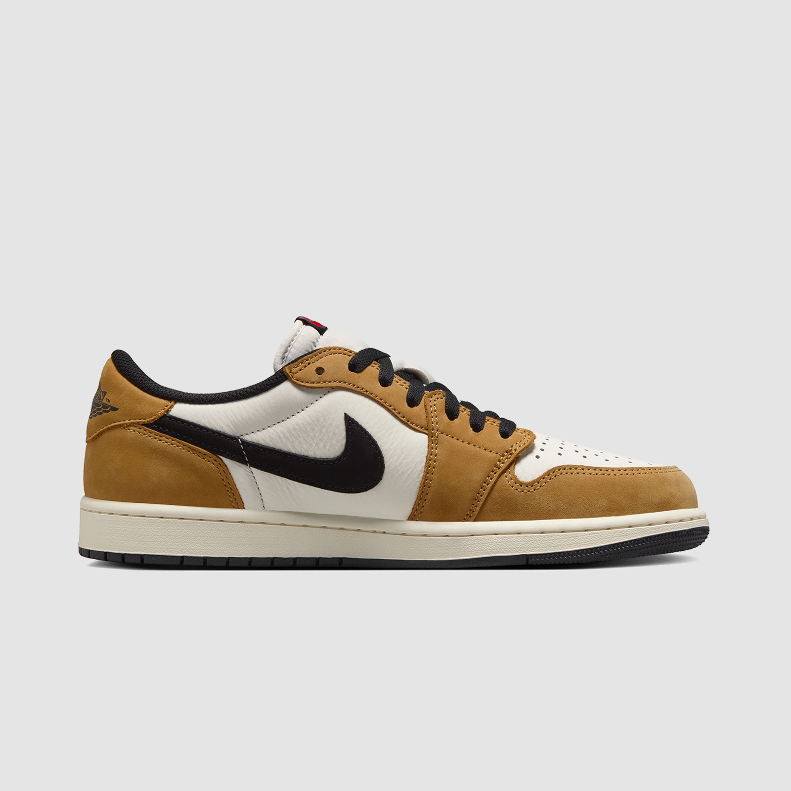 Jordan AJ1 Retro Low OG Black/Golden Harvest