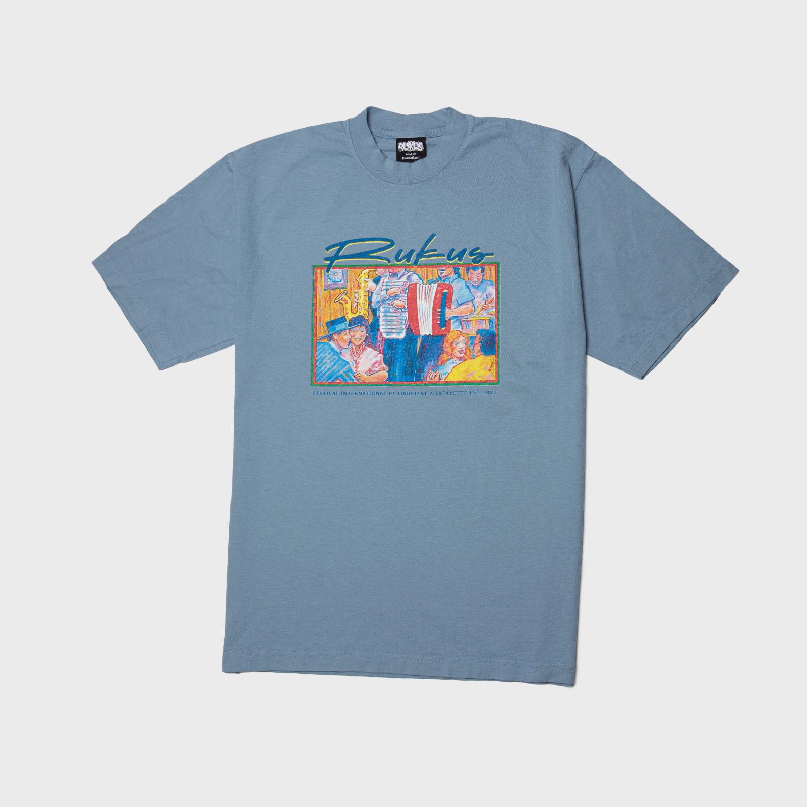 Rukus Fest 25 Tee Blue