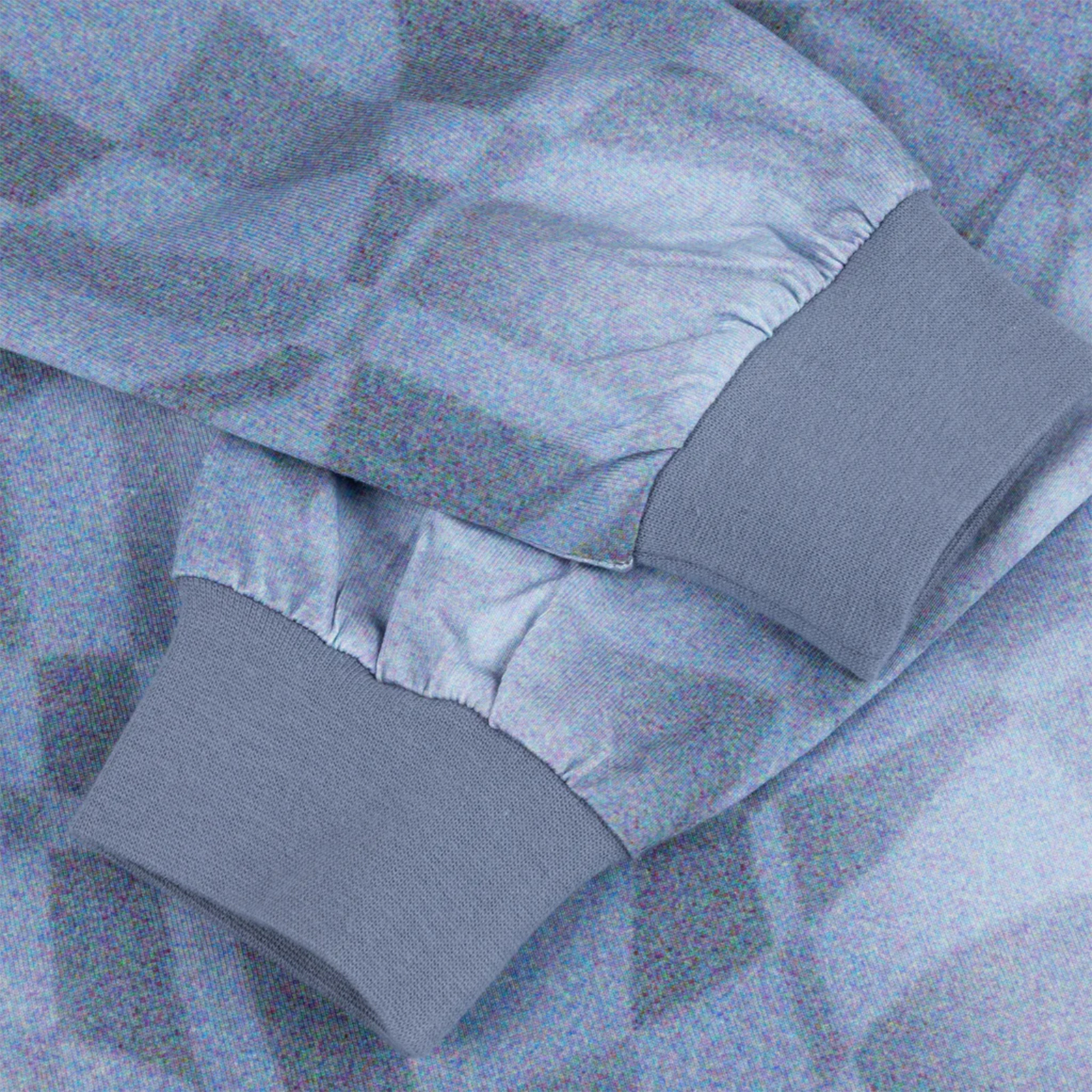 Dime Abstract Long Sleeve Static Blue