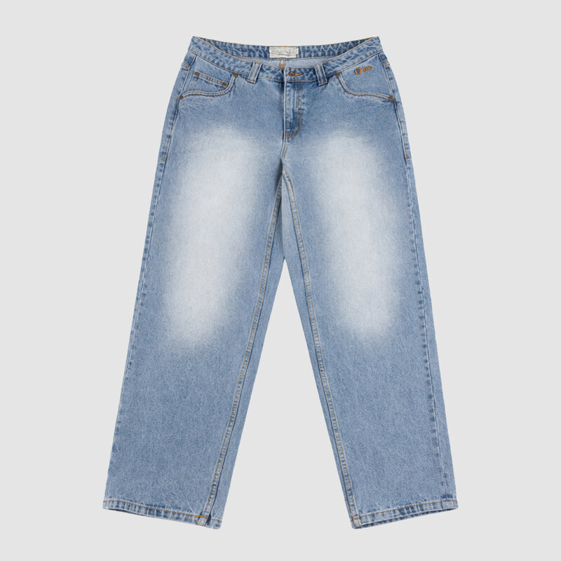 Dime Classic Relaxed Denim Pants Sandblasted Blue - RUKUS Dime Classic Relaxed Denim Pants Sandblasted Blue - RUKUS