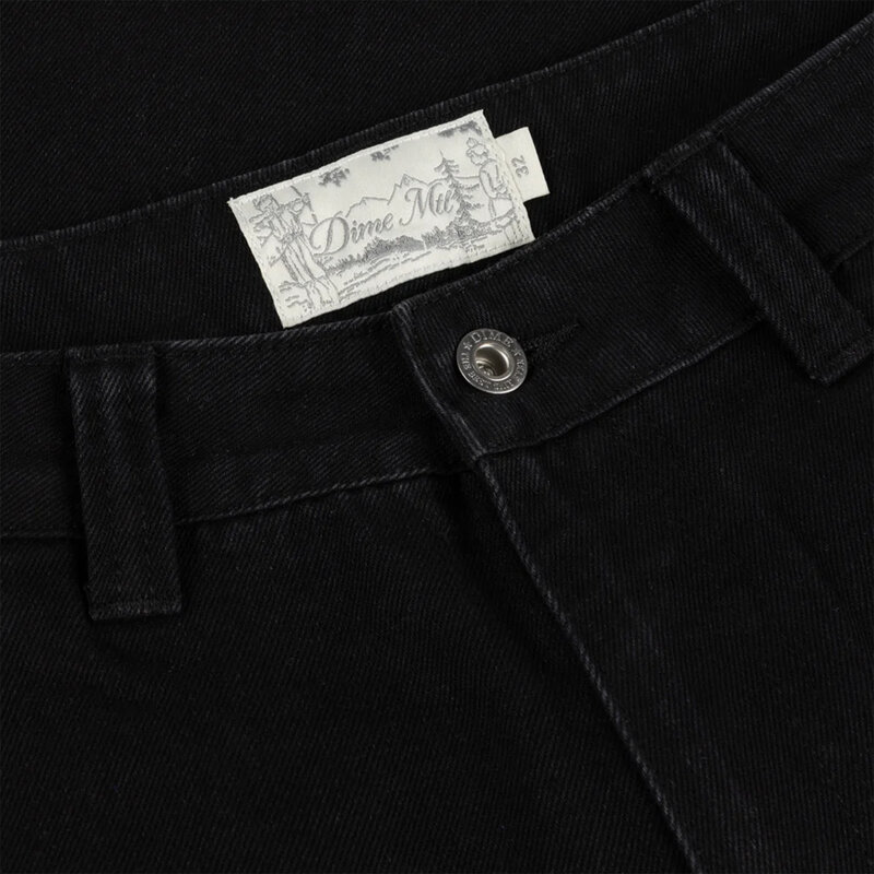 Dime Carpenter Denim Shorts Jet Black