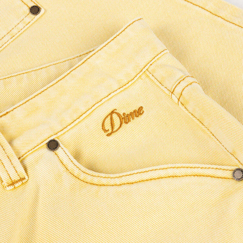 Dime Carpenter Denim Shorts Lemon