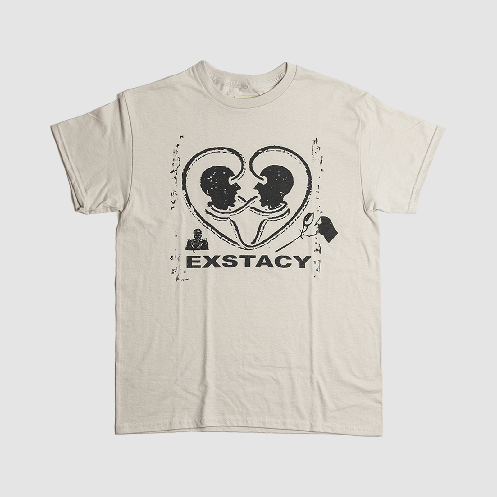 Chelsea Drugstore Love Circle S/S Tee Charcoal Grey