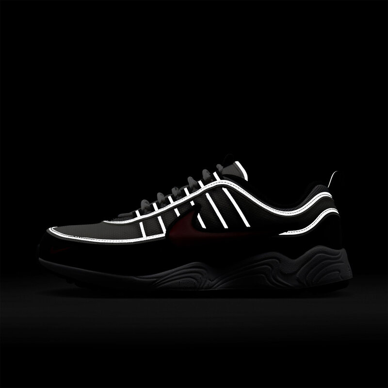 Nike Air Zoom Spiridon Metallic Silver/Sport Red