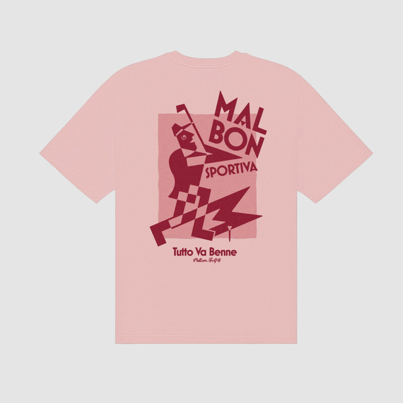 Malbon Golf Sportiva Tee Rose
