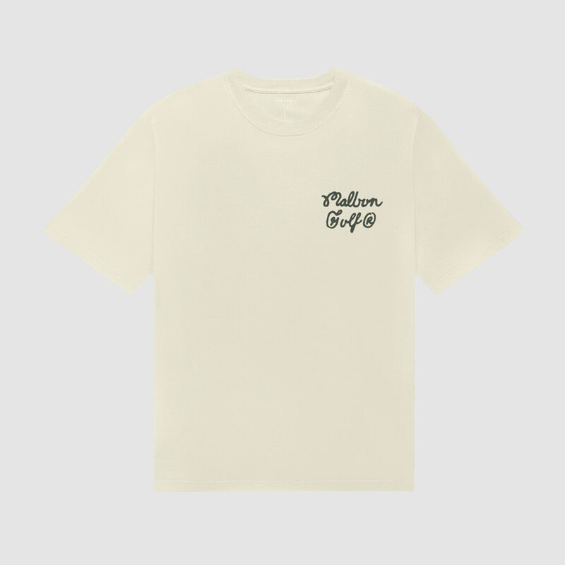 Malbon Golf Sportiva Tee Cream