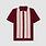 Malbon Golf Jude Knit Polo Vino/Rose/Ivory