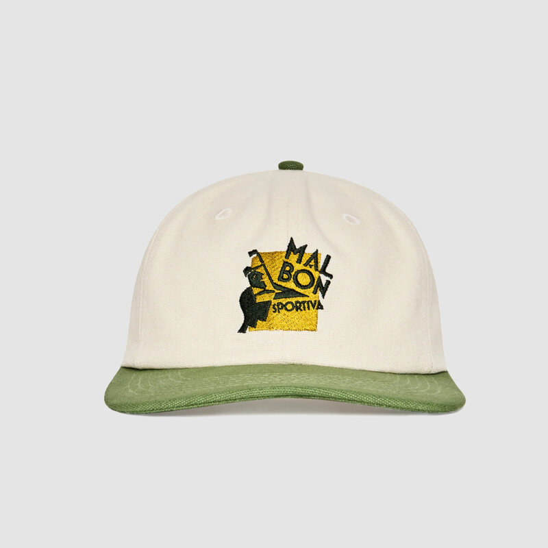 Malbon Golf Sportiva Painters Cap Ivory/Vino