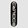 EDGLRD Tech Script Black White Assorted Sizes