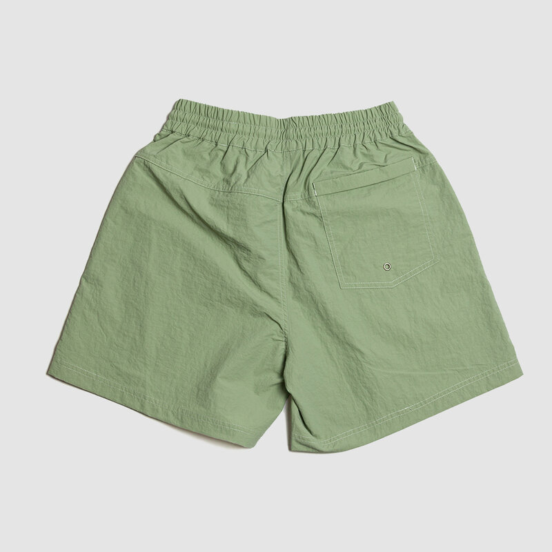 Rukus Wavy "R"Nylon Shorts Sage